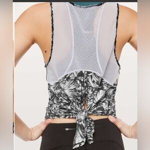 Sculpt tank top tie back